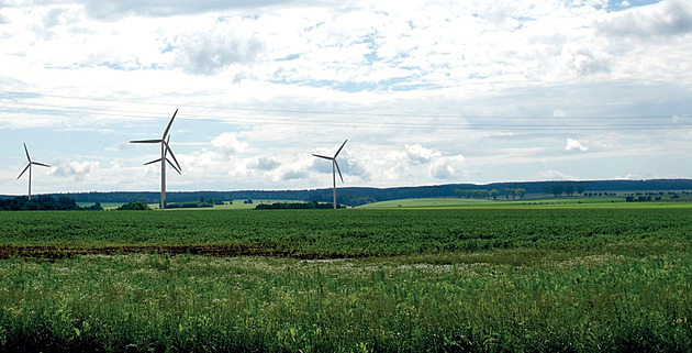 Na vizualizaci firmy Micronix Group je vidt, jak by vypadaly vtrné elektrárny...