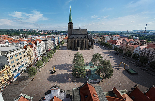 Návrh na úpravu námstí Republiky z brnnského architektonického a...