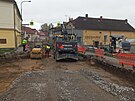 Starou kanalizaci objevili d�ln�ci p�i rekonstrukci silnice 23 proch�zej�c�...