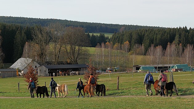 Stdo mohlo bt na zimovit pepraveno vozem, jeho prvodci ale zvolili radji p tru.
