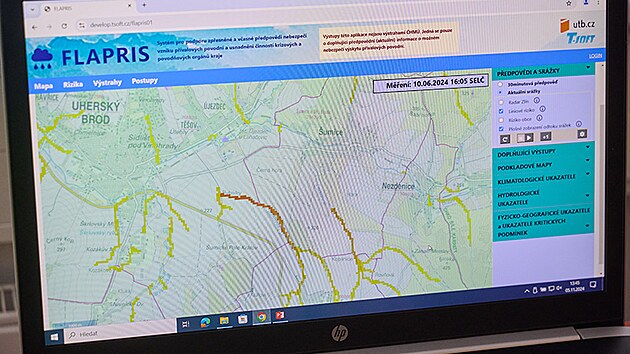 T�m z fakulty aplikovan� informatiky (FAI) Univerzity Tom�e Bati ve Zl�n� pracoval dva roky na aplikaci Flapris, kter� m� pom�hat p�i povodn�ch.