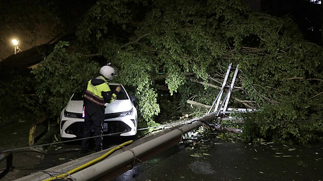 Tchaj-wan zas�hl tajfun Kong-rey. (1. listopadu 2024)