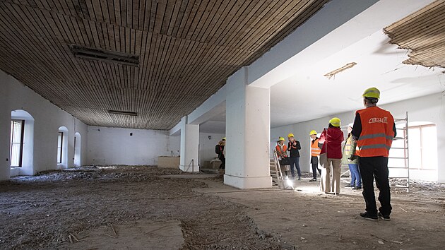 Prostory budoucho nvtvnickho centra Vchodoeskho muzea v Pardubicch a nov prodovdeck expozice Pardubickho kraje.