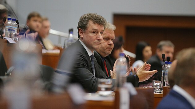 Ustavuj�c� zased�n� zastupitelstva Kraje Vyso�ina. (4. listopadu 2024)