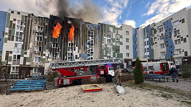 Ukrajina zaútočila na Belgorod a Jaroslavl. Úřady hlásí rozsáhlé výpadky proudu