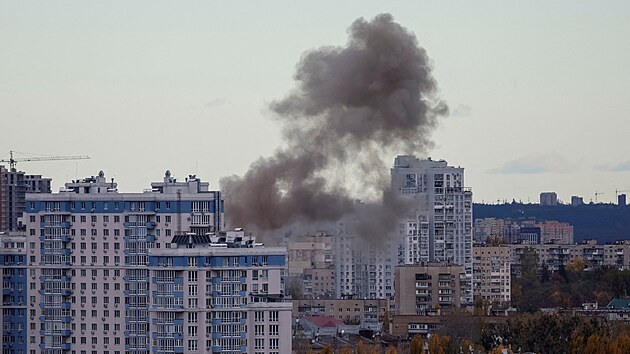 V�buch p�i rusk�m �toku na Kyjev (2. listopadu 2024)