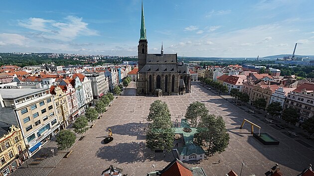 N�vrh na �pravu n�m�st� Republiky z brn�nsk�ho architektonick�ho a urbanistick�ho studia MAAUS.