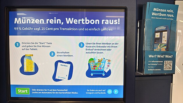 D�ky m�ni�ce minc� se zbav�te eurocent�, ov�em zaplat�te deset procent mar�i. (1. listopadu 2024)