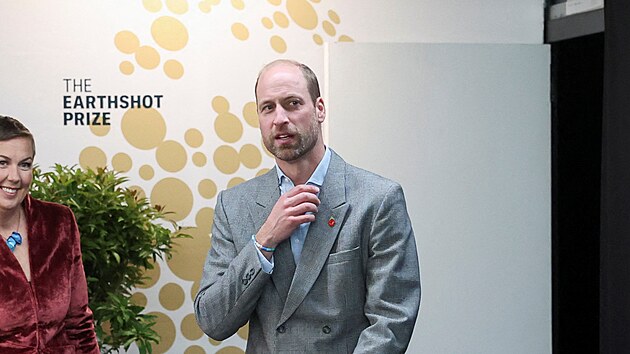 Princ William na ud�len� ocen�n� The Earthshot Prize 2024 v Kapsk�m M�st� (6. listopadu 2024)