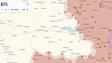 Situace u Kurachove na map DeepState z 4. listopadu 2024