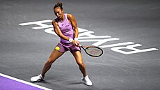 Kate�ina Siniaková (vlevo) s Ameri�ankou Taylor Townsendovou, archivní snímek