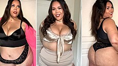 Plus size modelka �íká, �e má denn� plný messenger pozvání na rande.