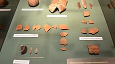 Archeologické nálezy nejsou p�ímo v t�lesech mohyl hojné. Objevené artefakty,...