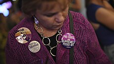 �ena na mítinku na podporu floridského dodatku �. 4, který by ve stát� zakotvil...