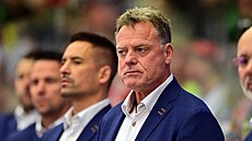 Radim Rulík na stídace eského týmu.