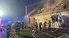 V Blatnici pod Svatým Antonínkem na Hodonínsku vyhoela v noci na dneek dílna....