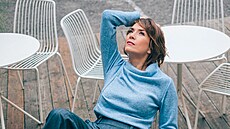 Tereza Kostková byla nafocena v nové kolekci oble�ení módní návrhá�ky Gábiny...