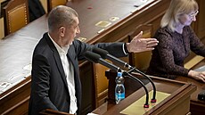 Novela zákona o dchodovém pojitní. Na snímku Andrej Babi (Ano). (1....