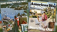První a poslední vydání palubního asopisu aerolinek American Airways (6....