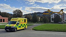 Zásah leteckých záchraná�� ve Zlínském kraji