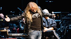 Kamil St�ihavka na tiskové konferenci ke koncertnímu uvedení Jesus Christ...