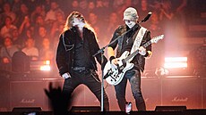 Koncert kapely Kabát v O2 aren� (8. listopadu, 2024, Praha).