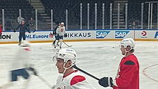 Tomá Nosek na tréninku Floridy.