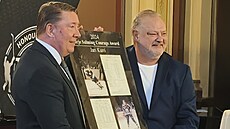 Jari Kurri a Esa Tikkanen.