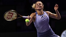 Kate�ina Siniaková ve finále Turnaje mistry�.