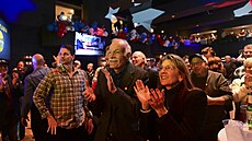 Podporovatelé republikánského kandidáta do Senátu Tima Sheehyho (5. listopadu...