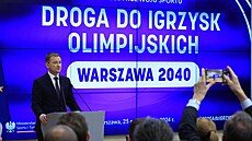 Ministr sportu Slawomir Nitras projektu Varava 2040 ví, v pípad poteby...