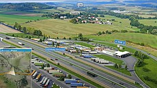 Vizualizace plánované podoby odpoívky u Veruiek na Karlovarsku. Bude...
