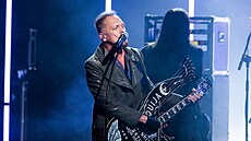 Kapela Lucie v nové sestav v talkshow 7 pád Honzy Ddka, na snímku nový...