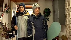 Vojt�ch Kotek a Ji�í Mádl ve filmu Snowboar�áci (2004)