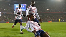 Edimilson Fernandes z Brestu slaví ve skluzu sv�j gól proti Spart�.