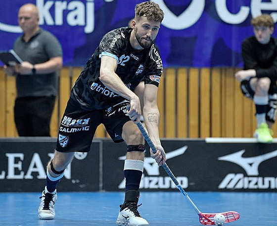 Florbalový obránce Radim K�enek v dresu �eské Lípy p�ekonal rekord.