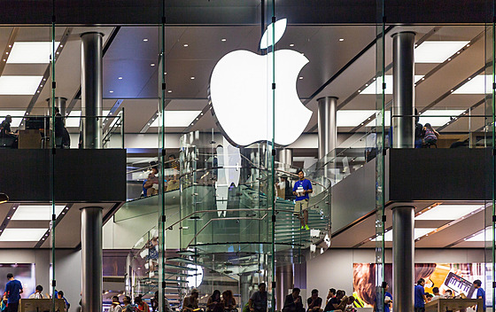 Maloobchodní prodejna spole�nosti Apple v hongkongské �tvrti Causeway Bay (16....
