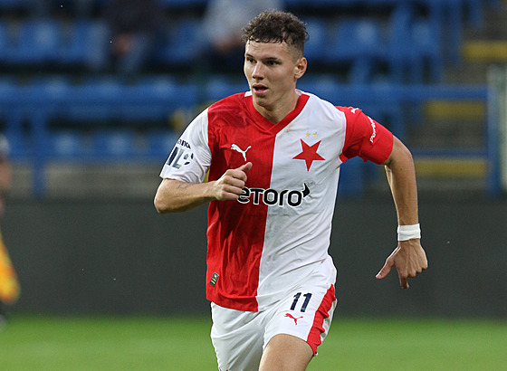 �t�pán Beran v dresu slávistické rezervy.