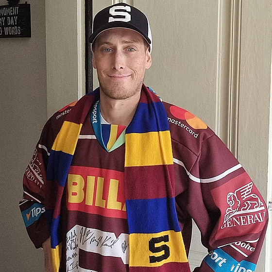 Daniel Kliment, fanou�ek hokejové Sparty.