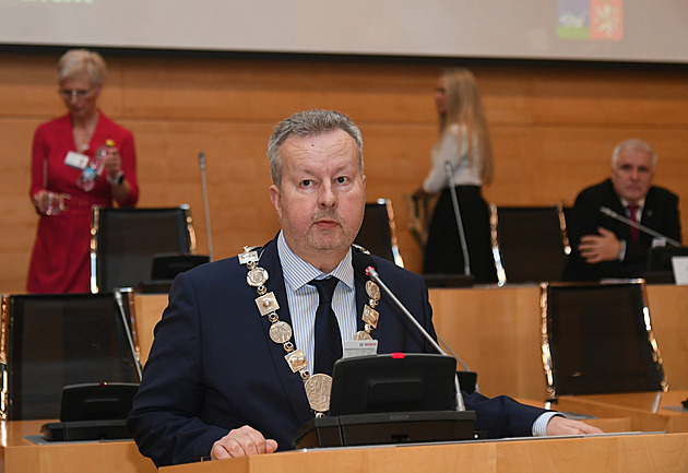 Nový hejtman Ústeckého kraje Richard Brabec (ANO). (15. listopadu 2024)