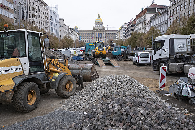 Tržby jako za covidu. Rekonstrukce Václaváku bere podnikatelům zákazníky