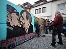 Studenti ze rskho gymnzia postavili v tamn Ndran ulici repliku...