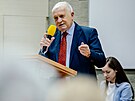 Bývalý prezident eské republiky Václav Klaus vystoupil na VE v Praze s...