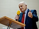 Bývalý prezident eské republiky Václav Klaus vystoupil na VE v Praze s...