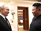 Ruský vládce Vladimir Putin se severokorejským diktátorem Kim ong-unem