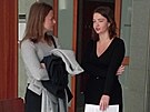 Marcela Lskov (vlevo) se svou obhjkyn u Mstskho soudu v Brn (11....