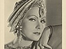 Portrét Grety Garbo po�ízený v období 1925 - 1933, z�ejm� v provedení jako...