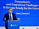 Jan Lipavský na konferenci Aspen Institutu v Praze. (14. listopadu 2024)
