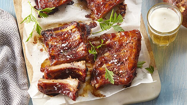 Barbecue vepová ebra