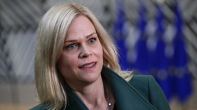 �védská ministryn� Paulina Brandbergová (8. prosince 2022)